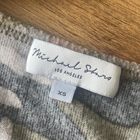 MICHAEL STARS Dolman Top Camo Army - Picture 3 of 4